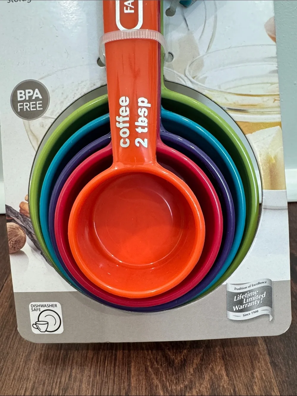 NEW Farberware Measuring Cups Set of 5 Sturdy Quality Kitchen Tools Baking Cook